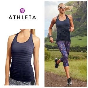 Athleta Gradient Stripe Fast track tank
